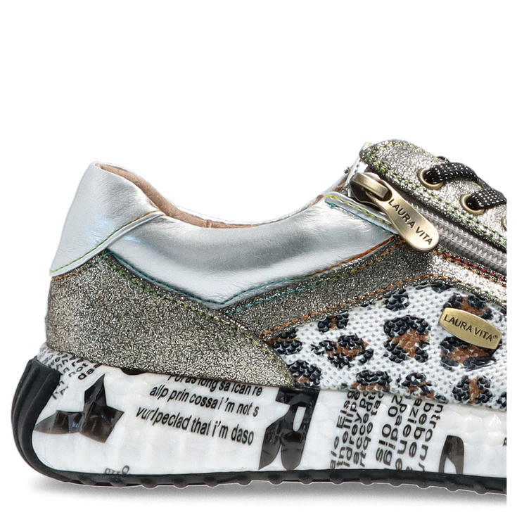 Modne sneakersy damskie - LAURA VITA BURTON 11 SZARE