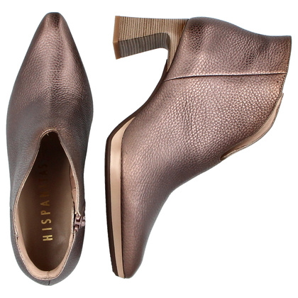 Eleganckie botki z wycięciem - HISPANITAS HI254270 BRĄZOWE