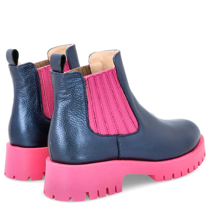 Kolorowe sztyblety - TYMOTEO A1001 RÓŻ GRANAT