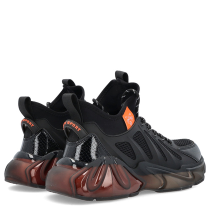 Sneakersy premium - PLEIN SPORT PACS USC0435 CZARNE