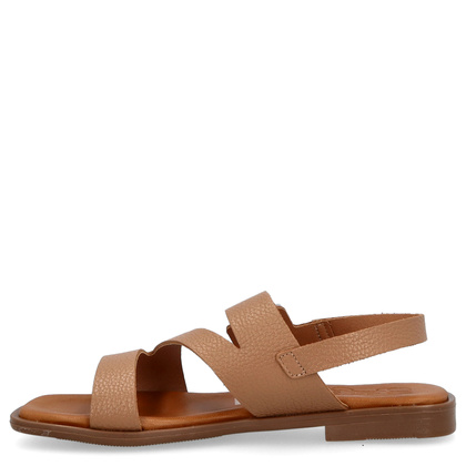 Eleganckie sandały ze skóry - OH! MY SANDALS 5581 BRĄZOWE