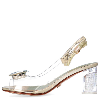 Sandały silikonowe - SCAVIOLA S-169 ZŁOTE