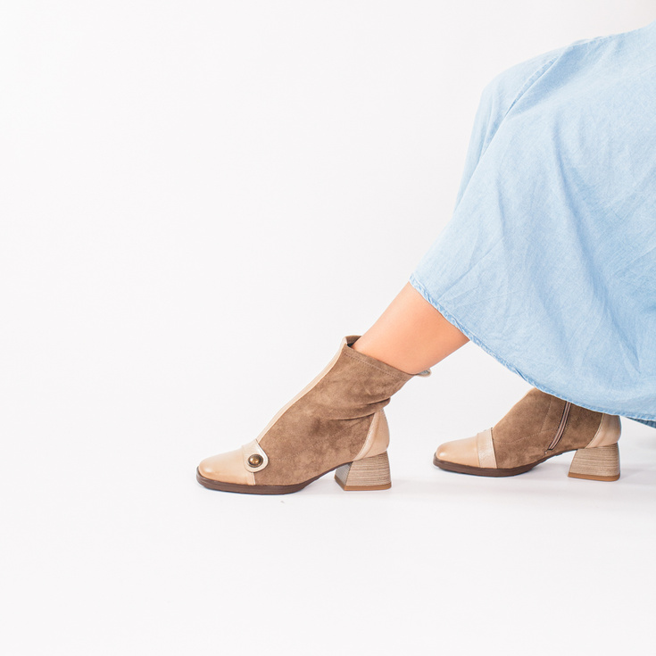 ZESTAW BUTY + TOREBKA - HISPANITAS HI254219 TOSCANIO G100 BEŻOWY