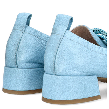 Hiszpańskie półbuty na obcasie - HISPANITAS HV254064 BŁĘKITNE