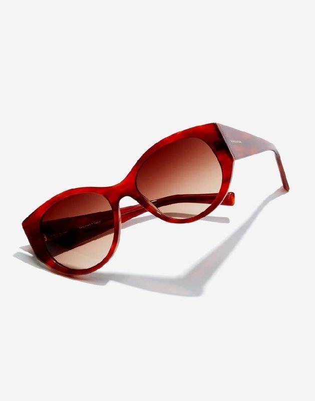 HAWKERS -Damskie okulary przeciwsłoneczne Miranda Eco Havana Brązowe HA-HMIR21WWX0