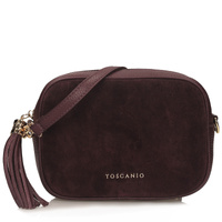 Klasyczna listonoszka ze skóry- TOSCANIO G88 BORDOWA