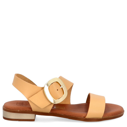 Eleganckie sandały ze skóry - OH! MY SANDALS 5333 BEŻOWE