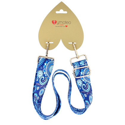 Wymienny pasek do torebki - TYMOTEO LOVE 01 NIEBIESKI