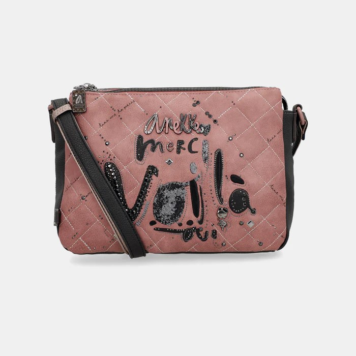 Torebka damska trzykomorowa - ANEKKE MADEMOISELLE PARISIAN 41813-184