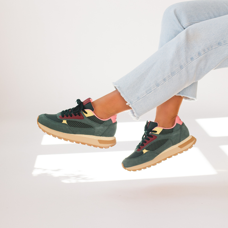 Hiszpańskie sneakersy - GIOSEPPO 76467 ZIELONE