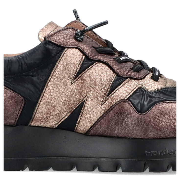 Hiszpańskie sneakersy premium - WONDERS A-2491 METALICZNE