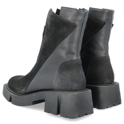 Wygodne botki ze skóry - TYMOTEO 2164/1 CZARNY