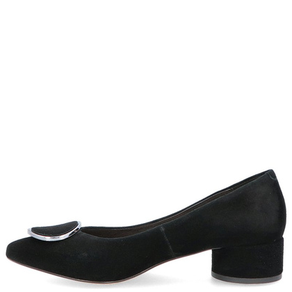 Czółenka na niskim obcasie - KOTYL 9913 CZARNE