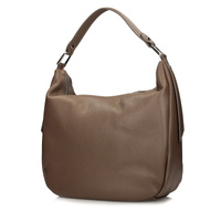 Torebka skórzana - TOSCANIO G107 CIEMNY BEŻ