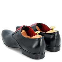 Buty wizytowe ze skóry - LAVAGGIO 1003 CZARNY