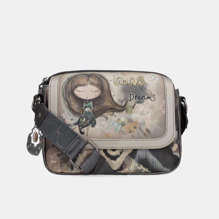 Torebka damska z klapą - ANEKKE REAL 41703-349