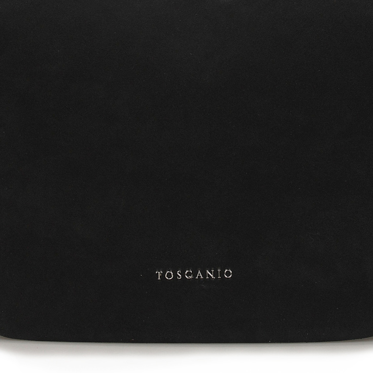 Torebka skórzana - TOSCANIO G107 CZARNY