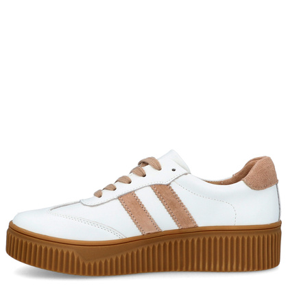 Sneakersy ze skóry naturalnej - FILIPPO DP6776/25 BIAŁE