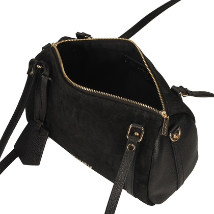 Torebka skórzana - TOSCANIO G163 CZARNY