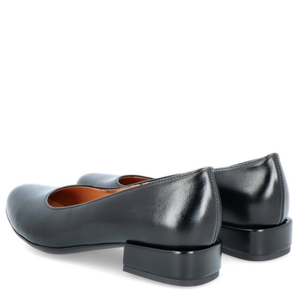 Niskie czółenka z powiększoną tęgością H - TYMOTEO P1019 CZARNE