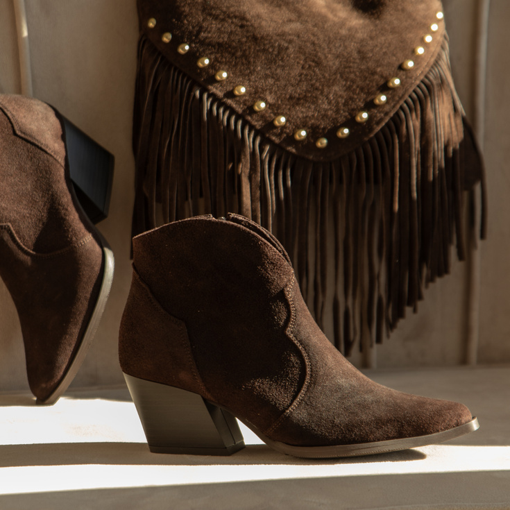 ZESTAW BUTY + TOREBKA  - TYMOTEO G1074 TOSCANIO G131 BRĄZOWY