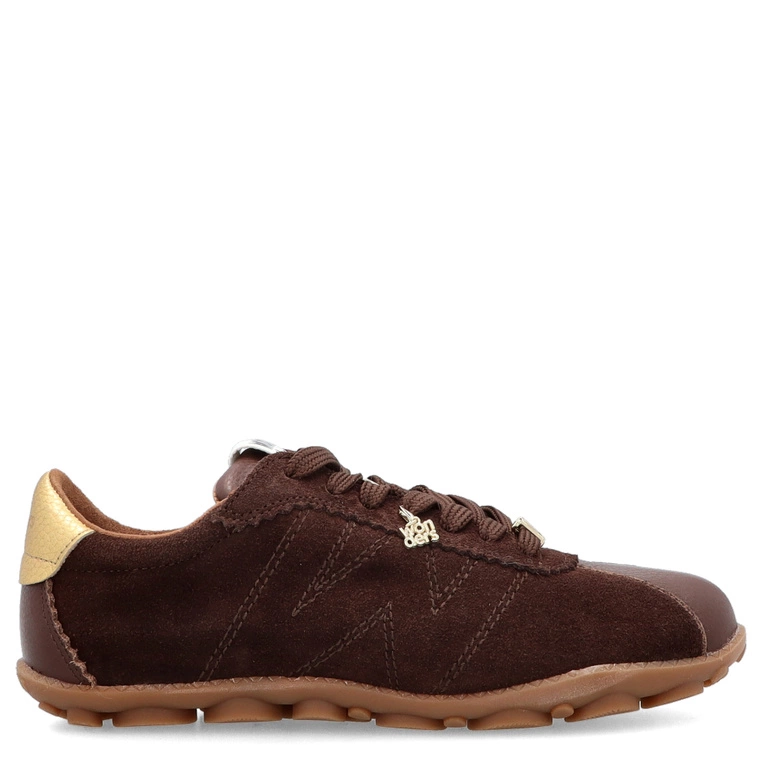 Hiszpańskie sneakersy premium - WONDERS AP-2103 BRĄZOWE