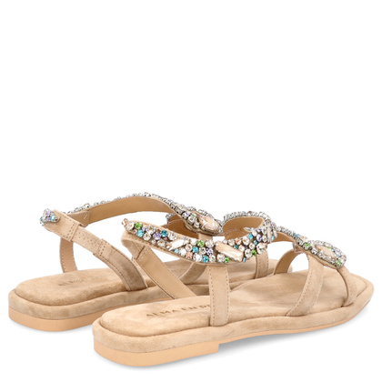 Eleganckie hiszpańskie sandały - ALMA EN PENA V240822 BEŻOWE