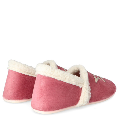 Luksusowe kapcie z futerkiem - MACARENA ANAIS 26 RÓŻOWE