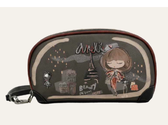 Duży damski portfel kosmetyczka - ANEKKE MADEMOISELLE 41809-709
