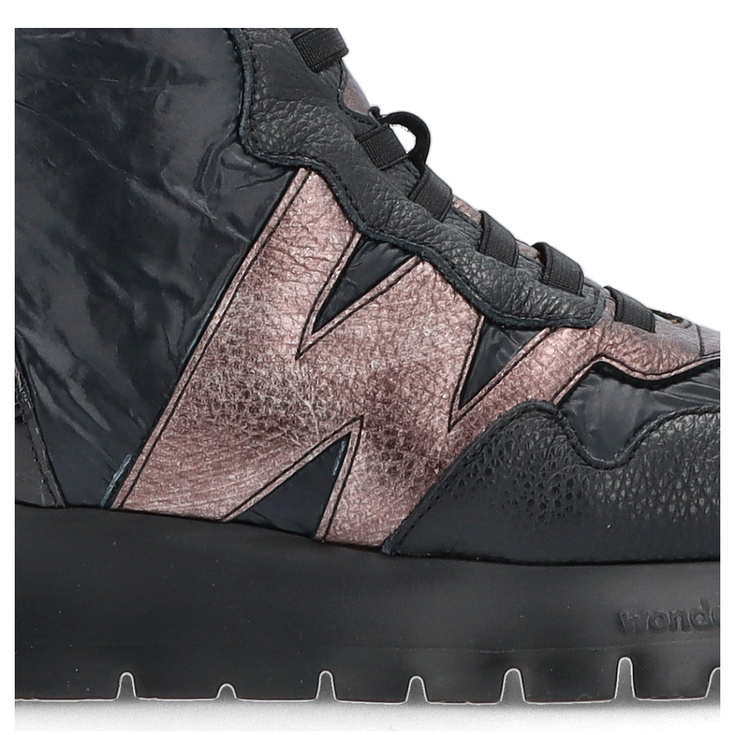 ZESTAW BUTY I TOREBKA - WONDERS A-2493 WB-54025 CZARNY