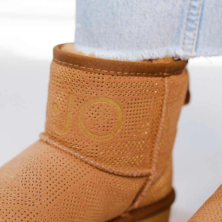 Śniegowce damskie premium - LIU JO JIL 02 CAMEL