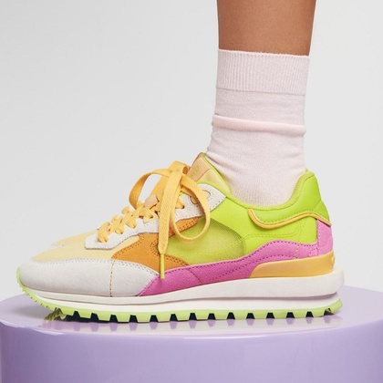 Hiszpańskie sneakersy damskie - GIOSEPPO 74947 NEONOWE