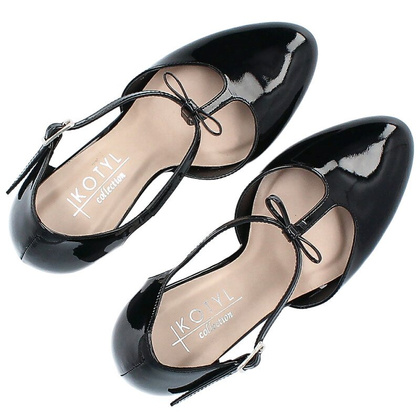 Buty damskie doskonałe do tańca - KOTYL 5871 CZARNE