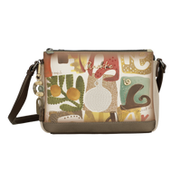 Torebka damska trzykomorowa - ANEKKE MUSE AMPHORA 42713-184