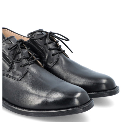 Męskie półbuty wizytowe - CAPRICE 9-13200-42 CZARNE