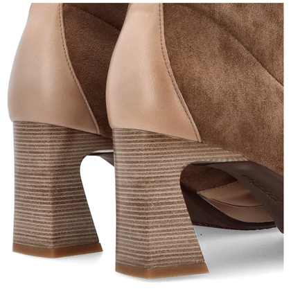 Hiszpańskie botki z zamkiem - HISPANITAS HI254186 BEŻOWE