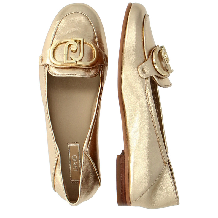 Eleganckie półbuty premium - LIU JO EMEL 03 ZŁOTE