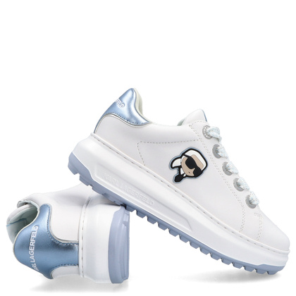 Sneakersy damskie - KARL LAGERFELD KAPRI KL67530 BIAŁE