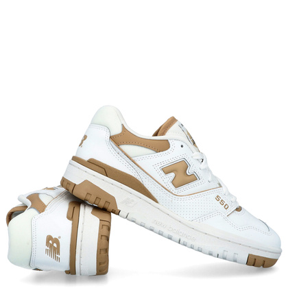 Sneakersy damskie - NEW BALANCE BBW550BT BIAŁO-BRĄZOWE