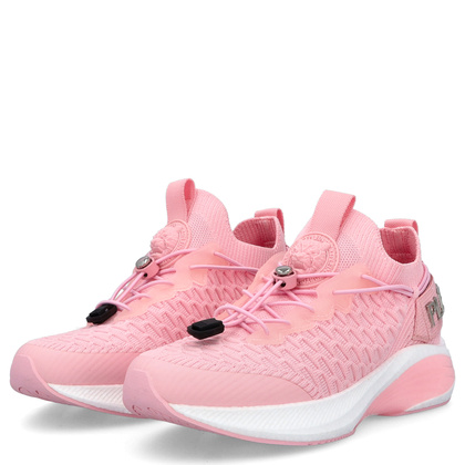 Sneakersy z siateczki premium - PLEIN SPORT SAES USC0751 RÓŻOWE