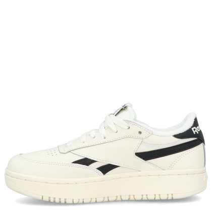 Sneakersy damskie - REEBOK CLUB C DOUBLE REVENGE H04190 BIALO-CZARNE