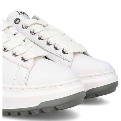 Sneakersy męskie - KARL LAGERFELD KAPRI LUG KL57530 BIAŁE