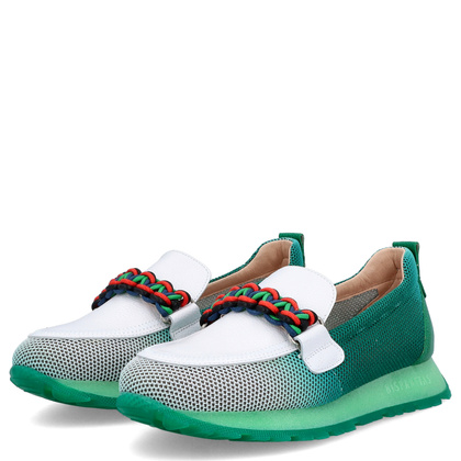 Hiszpańskie półbuty - HISPANITAS BHV253948 ZIELONE