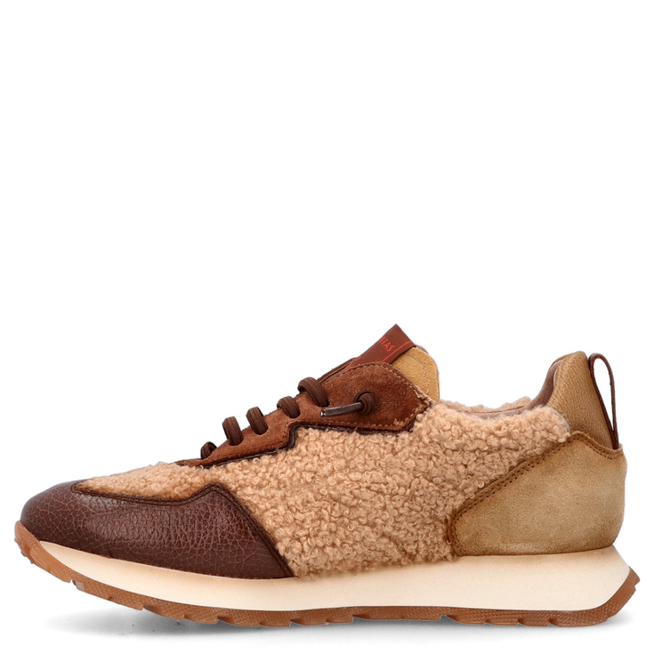 Hiszpańskie sneakersy damskie - HISPANITAS HI254209 BRĄZOWE
