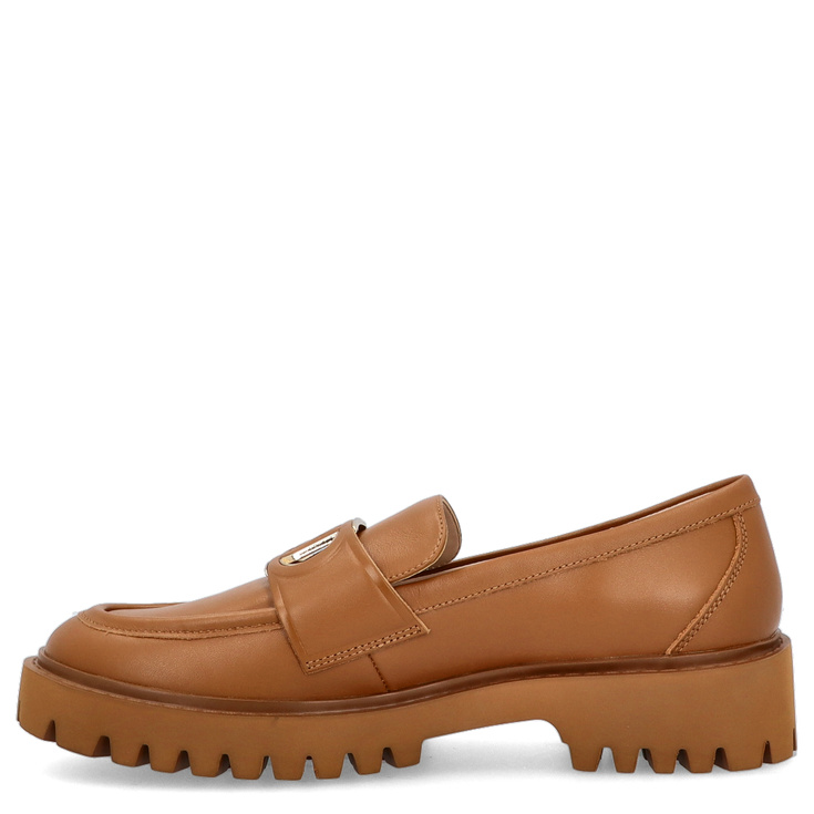 Skórzane półbuty premium - LIU JO CORA 12 BRĄZOWE