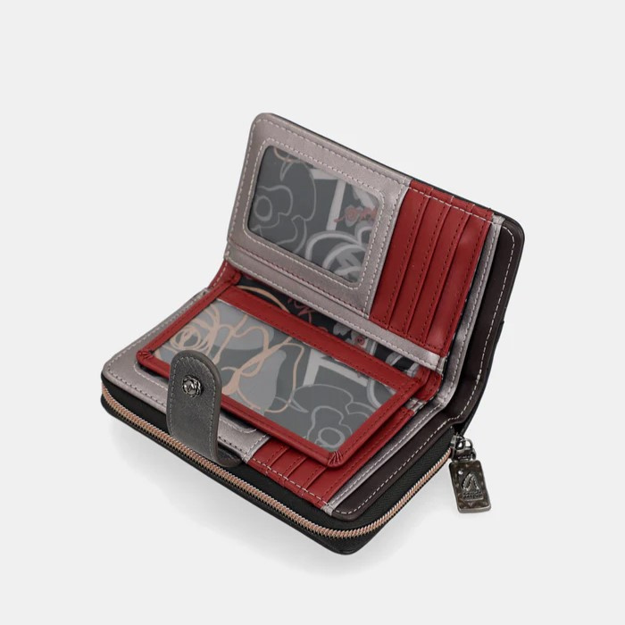 Średni damski portfel - ANEKKE MADEMOISELLE PARISIAN 41819-909