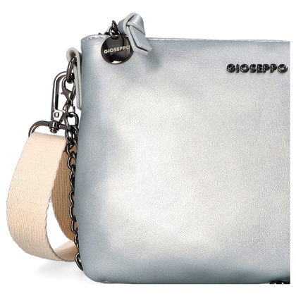 Mała torebka damska - GIOSEPPO 75510 SREBRNA
