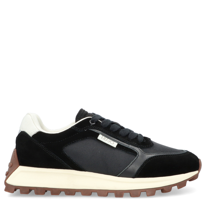 Sneakersy męskie premium - LIU JO RUNNING 02 7G4007 CZARNE