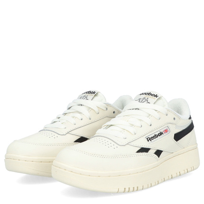 Sneakersy damskie - REEBOK CLUB C DOUBLE REVENGE H04190 BIALO-CZARNE