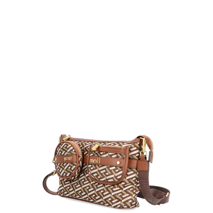 Torebka na ramię - PEPE MOLL 222301 BRĄZOWA